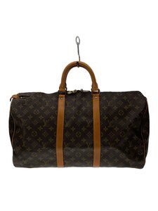 LOUIS VUITTON◆キーポル50_モノグラム・キャンバス_BRW/PVC/BRW