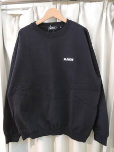 X-LARGE XLARGE エクストララージ STANDARD LOGO CREWNECK SWEATSHIRT ブラック Lサイズ 2023最新人気商品 値下げしました！