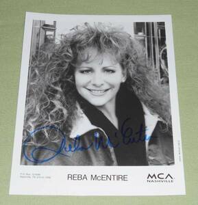 MTV●REBA McENTIRE リーバ・マッキンタイア 直筆サインフォト