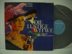 ■LP　FRANZ LEHAR / DIE LUSTIGE WITWE QUERSCHNITT フランツ・レハール メリー・ウィドウ グリュンデン 合唱曲 リップ ◇r31223