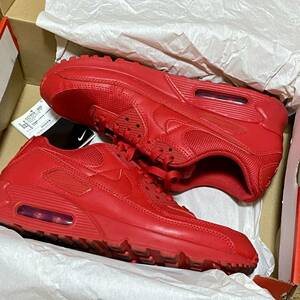 ■NIKE AIR MAX 90 ナイキ エアマックス90 レッド 26cm 赤 希少 美品 中古 即決