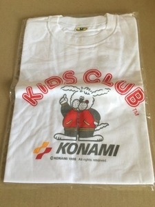 非売品 ☆コナミ キッズクラブ Tシャツ (Mサイズ) ☆未使用品 ☆KONAMI KIDS CLUB コスロットゲーム 景品