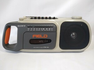 ▲中古 通電 電波受信 ok▲当時物 SONY ソニー ラジカセ カセットレコーダー ラジオ▲CFM 104 本体のみ▲