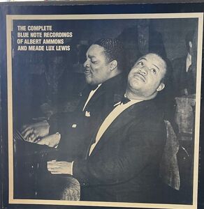 【LP】THE COMPLETE BLUE NOTE RECORDINGS OF ALBERT AMMONS AND MEADE LUX LEWIS　　US盤3LP　nami