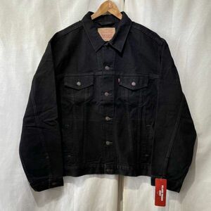 【デッドストック】02年製 Levi’s 70507 ブラックデニム ジャケット XL タグ付き ビンテージ 黒 サルファ 90s