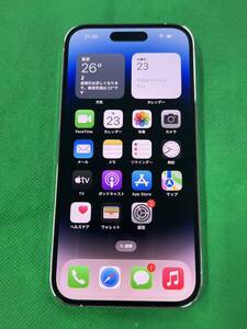 美品 海外版SIMフリー iPhone 14 Pro 256GB MT0X3LL/A 海外版 eSIM専用　電池100％