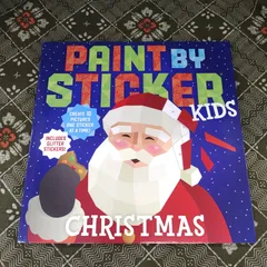 PAINT BY STICKER KIDS CHRISTMAS シールブック　H-217