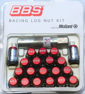 BBS レーシングラグナット M12×P1.25 Mcgard製20個セット Mcgard RG-R LM RS-GT RF RG-F RP ニッサン・スバル・スズキなど