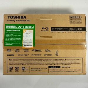 東芝 TOSHIBA ブルーレイディスクプレーヤー DBP-S100　(管理番号：OKU4037)