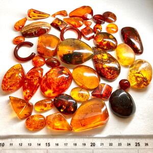 1円〜!!大量!!(天然本琥珀おまとめ1002.5ct)d 約200.5g ルース 裸石 宝石 ジュエリー jewelry アンバー amber こはく コハク w1 E16