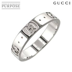 グッチ GUCCI アイコン #13 リング K18 WG ホワイトゴールド 750 指輪 Icon Ring 90252053