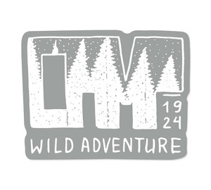 ステッカー アウトドア キャンプ おしゃれ アメリカン 車 スーツケース かっこいい FOREST CAMP DECALS WILD ADVENTURE