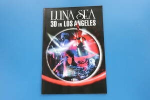 LUNA SEA 3D IN LOS ANGELES 3D映画パンフレット/LUNA SEA 20th ANNIVERSARY WORLD TOUR REBOOT/2011年アメリカロサンゼルス公演希少グッズ