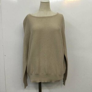 INDIVI 38 インディヴィ ニット、セーター 長袖 Knit Sweater ベージュ / ベージュ / 10063726