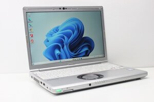 1円スタート ノートパソコン Windows11 WPS office搭載 Panasonic レッツノート CF-SV7 第8世代 Core i5 SSD256GB メモリ8GB カメラ