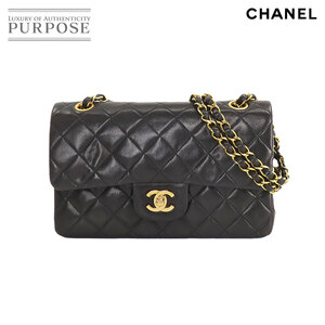 シャネル CHANEL マトラッセ 23 チェーン ショルダー バッグ レザー ブラック A01113 ヴィンテージ ゴールド 金具 90248658