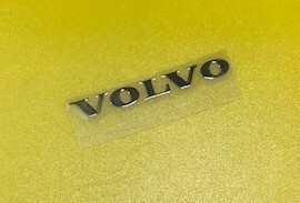 色んな所に貼り付け出来る　　VOLVO　アルミ　ステッカー