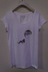 agnes b. Share AEA Art Tee size 2 アニエスベー アーティスト Tシャツ カットソー ポルトガル製