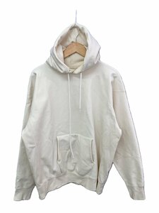 KAPTAIN SUNSHINE◆Strech Sweat Hoody/パーカー/38/コットン/IVO/無地/KS20FCS05