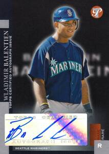 【バレンティン】直筆サインカード 100枚限定 東京ヤクルトスワローズ 2005 TOPPS PRISTINE WLADIMIR BALENTIEN AUTO #検索 BBM EPOCH