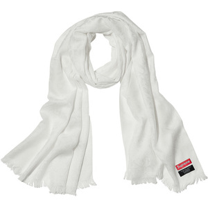 即決 supreme 2017 aw fuck wool scarf white スカーフ