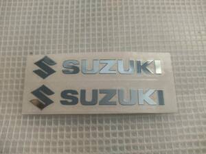 【ゆうパケット送料込】SUZUKI(スズキ) ステッカー 2枚組 縦1.2cm×横6cm　鈴木