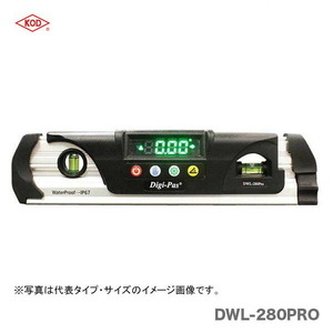 　〈KOD〉　防水型デジタル水平器　DWL-280Pro