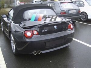 【送料無料】トランクスポイラー カーボン リアスポイラー BMW Z4 E85 2003-2008 2ドア ロードスター