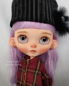 カスタムブライス *HosHinoKo* Custom Blythe パテ盛り ブライス アウトフィット付き