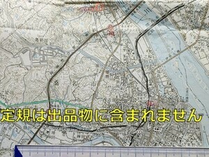 md24【地図】桑名 [三重県] 昭和51年 難あり 地形図[嘉例川中心]国鉄国鉄弥富富田 三岐鉄道 近鉄北勢線 養老線 名鉄尾西線弥富口駅日本毛織