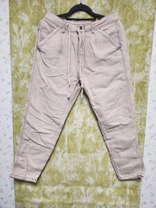 Dickies　デニム　イージーパンツ　M　白　ベージュ