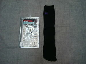 新品DEELUXE THERMO SOCKS FIVE(ディーラックスサーモソックスファイブ)ブラック Sサイズ