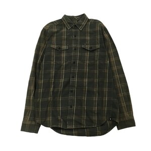 2303F-213 メンズ Hurley ハーレー グリーン シャツ XS チェック【送料一律！800円】