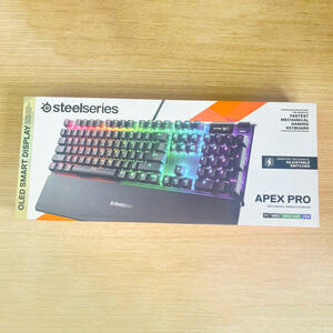 SteelSeries ゲーミングキーボード テンキーレス 赤軸 有線 日本語配列 有機ELディスプレイ搭載 Apex 7 TKL Red Switch 64649