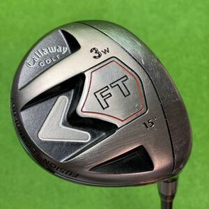 AF-088 Callaway キャロウェイ FT フェアウェイウッド#3 15° オリジナルシャフト カーボン フレックスSR 全国送料無料