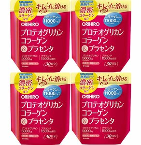 オリヒロ プロテオグリカン コラーゲン ＆ プラセンタ 180g 30日分　4袋セット