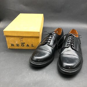 SW1030-13-3 REGAL 革靴 ビジネスシューズ ブラック 23 1/2サイズ キズスレ有 6275 2282 308 リーガル 箱有 80サイズ