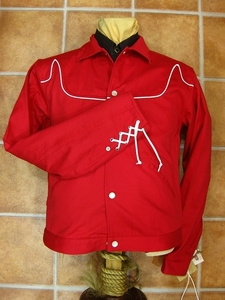 ウエスタンシャツ専門店オレゴン・トレイル　オリジナル ウエスタンジャケット Western Jacket　Red Joseph Made in Japan sizeM 日本製