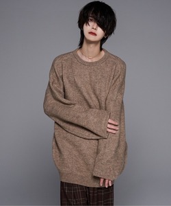 「ADRER」 長袖ニット SMALL ベージュ メンズ