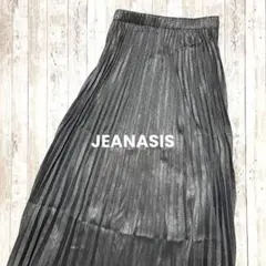 【美品】 JEANASIS ジーナシス ロングスカート ラメ入り プリーツ