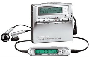 【中古】 Panasonic パナソニック SJ-MR240-S ポータブルMDプレーヤー シルバー