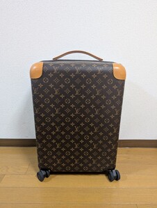 本物、正規品　レアもの　 ルイヴィトン LOUIS VUITTON LV ホライゾン 55 モノグラム スーツケース キャリーケース ブラウン M23203