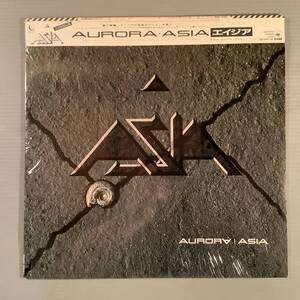 LP(12インチ・シングル 日本盤)●エイジア ASIA／AURORA●シュリンク 帯付美品！