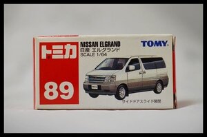 TOMY トミカ 89 NISSAN ELGRAND 日産 エルグランド SCALE 1/64 トミー