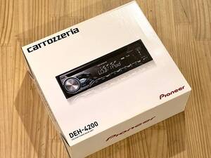 未使用品 Pioneer carrozzeria DEH-4200 カロッツェリア CD USB TUNER メインユニット50W×4出力