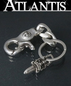 CHROME HEARTS 銀座店 クロムハーツ インボイス付き クラシック キーチェーン ショート ダガー メンズ シルバー SV925 96510