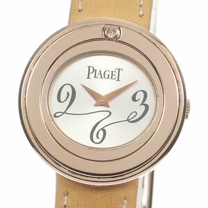 【PIAGET】ピアジェ ポセション K18PG 1Pダイヤ P10402 クォーツ レディース_721925【ev20】