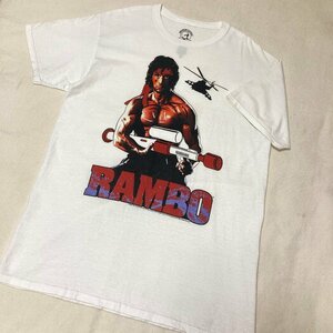 AMERICAN CLASSICS　アメリカンクラシックス　Rambo/ランボー　キャラクター プリント　Tシャツ　ホワイト/白　M　