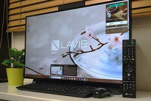 ★☆大画面27型液晶 LAVIE Desk All-in-one /4チューナー&ハイレゾ/大容量5TB(激速PCIeGen4+HDD/Corei7/32GB/Office/Blu-ray/HDMI/gd91☆★