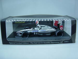 spark 鈴鹿サーキット別注 1/43 TYRRELL 020 Japanese GP 1991 #3 S.Nakajima ティレル 中島悟 日本GP HONDA BRAUN